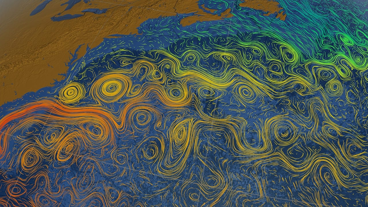 meso-scale ocean eddies and structure